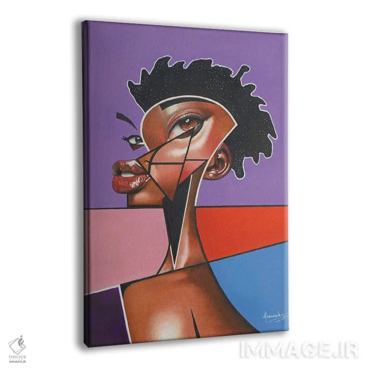 تابلو دکوراتیو "راه شیری" اثر ماناسه جانسون - نمای پرسپکتیو محصول