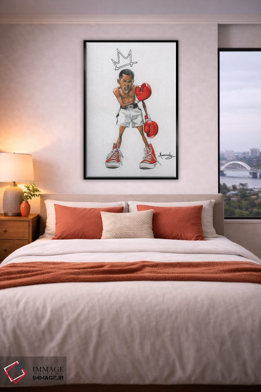 تابلو دکوراتیو "پسربچه علی" اثر ماناسه جانسون - D5B