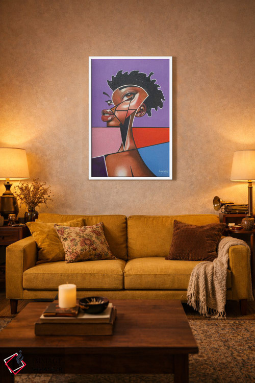 تابلو دکوراتیو "راه شیری" اثر ماناسه جانسون - D2W