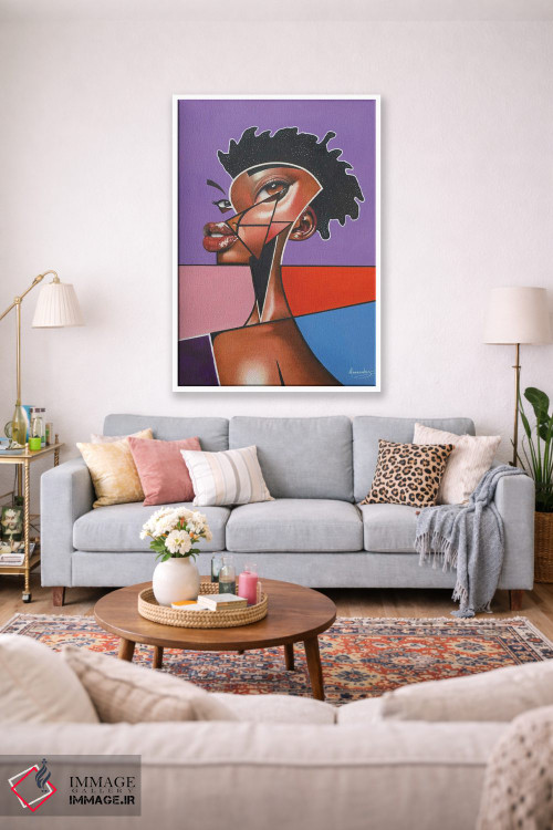 تابلو دکوراتیو "راه شیری" اثر ماناسه جانسون - D1W