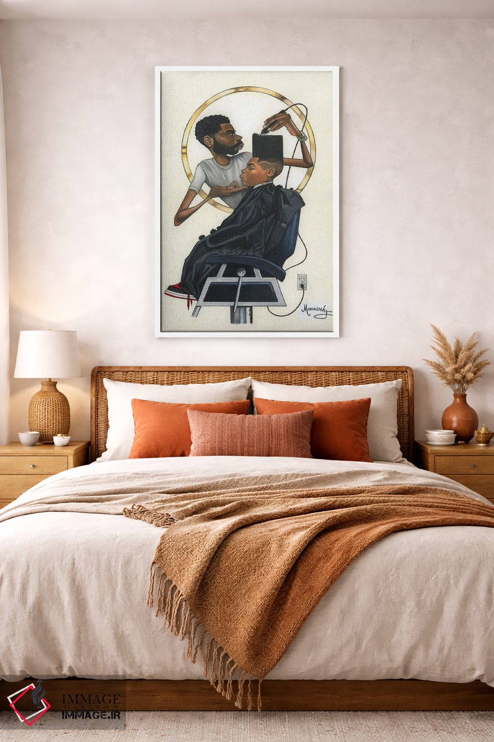 تابلو دکوراتیو "کمی کوتاه تر" اثر ماناسه جانسون - D2W