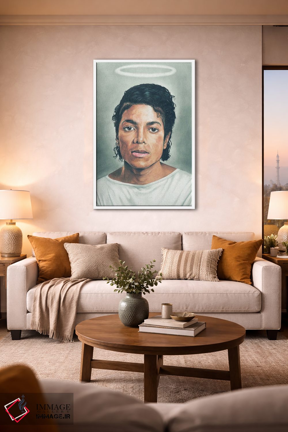 تابلو دکوراتیو "مایک مقدس" اثر ماناسه جانسون - D1W