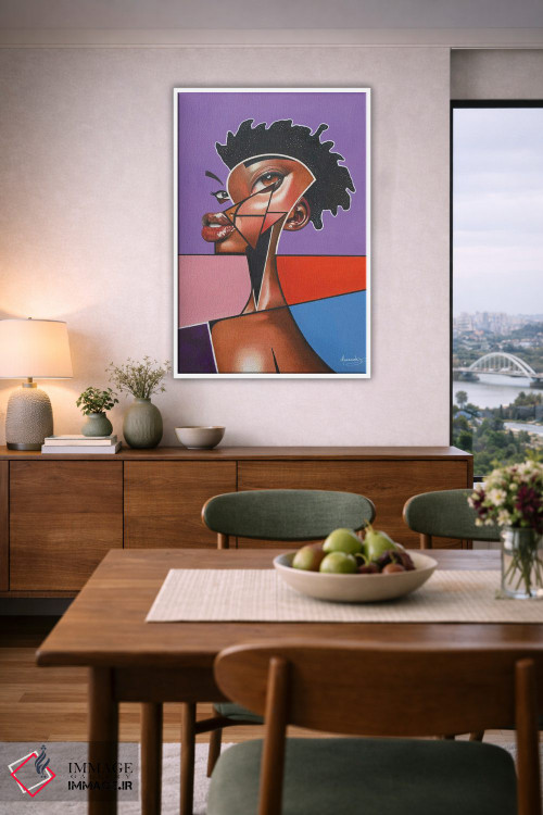 تابلو دکوراتیو "راه شیری" اثر ماناسه جانسون - D5W