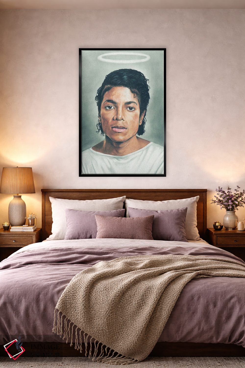 تابلو دکوراتیو "مایک مقدس" اثر ماناسه جانسون - D4B