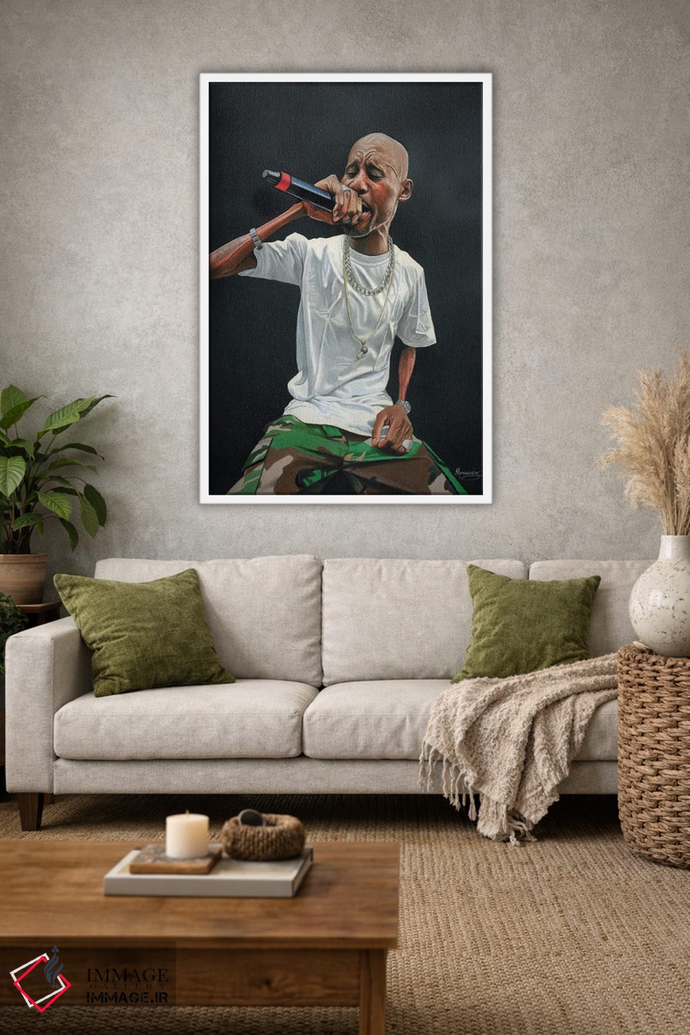 تابلو دکوراتیو "دی ام اکس" اثر ماناسه جانسون - D1W