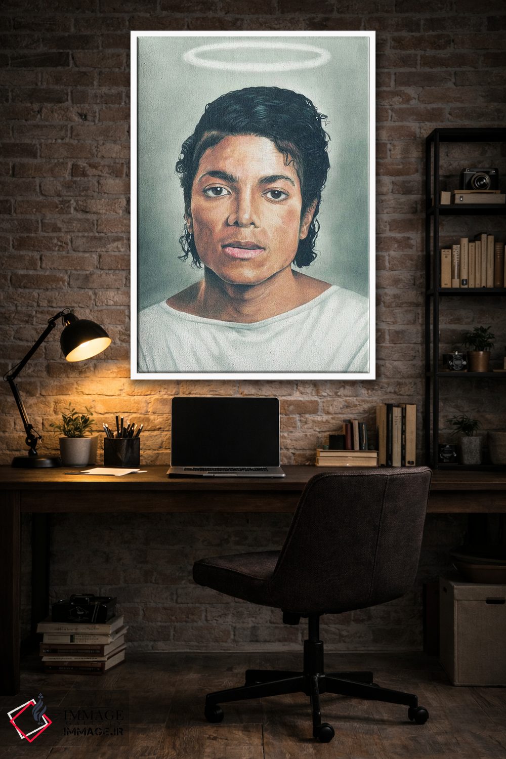 تابلو دکوراتیو "مایک مقدس" اثر ماناسه جانسون - D3W