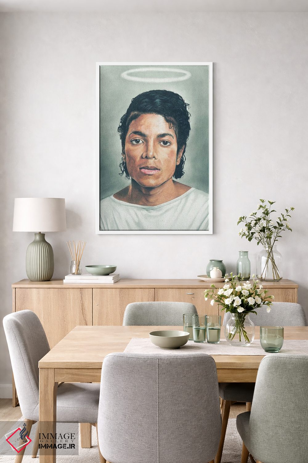 تابلو دکوراتیو "مایک مقدس" اثر ماناسه جانسون - D6W