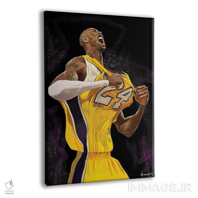 تابلو دکوراتیو "ذهنیت مامبا" اثر ماناسه جانسون - نمای پرسپکتیو محصول