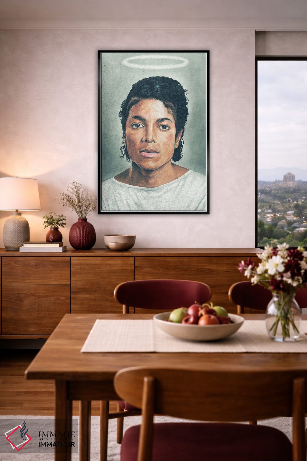 تابلو دکوراتیو "مایک مقدس" اثر ماناسه جانسون - D5B