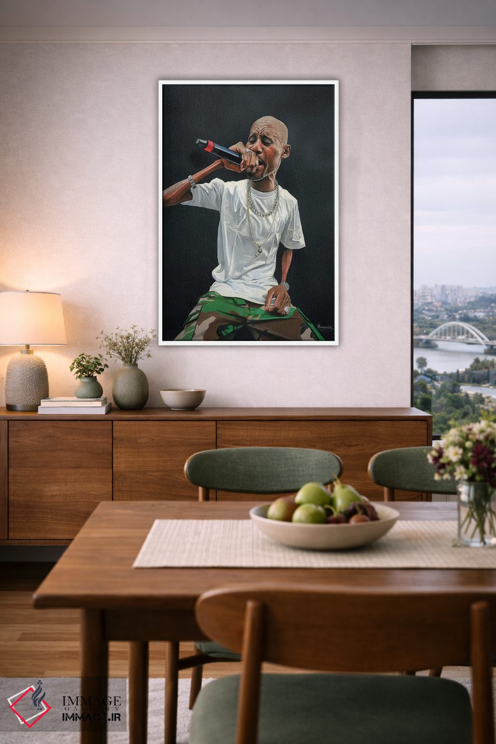 تابلو دکوراتیو "دی ام اکس" اثر ماناسه جانسون - D6W