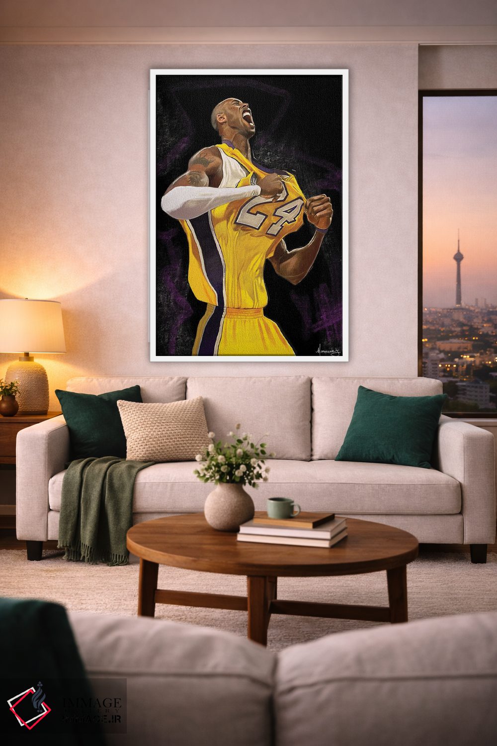 تابلو دکوراتیو "ذهنیت مامبا" اثر ماناسه جانسون - D1W