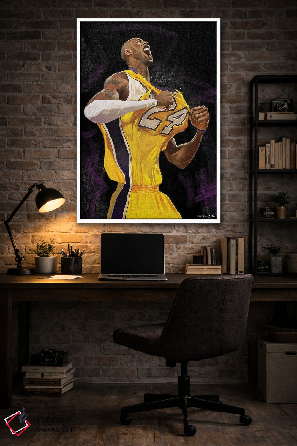 تابلو دکوراتیو "ذهنیت مامبا" اثر ماناسه جانسون - D4W