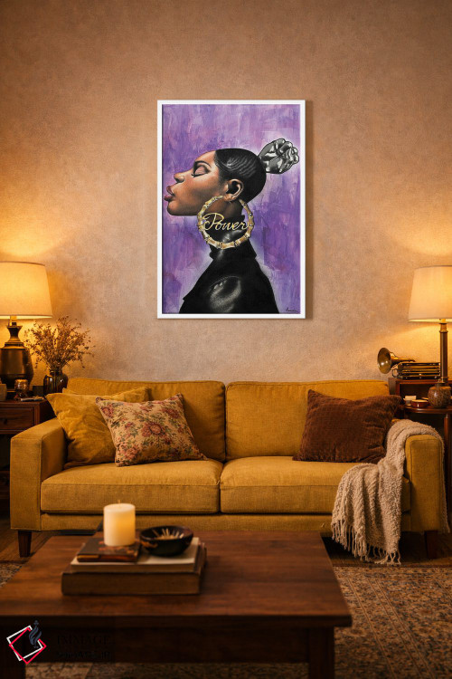 تابلو مدرن "قدرت" اثر ماناسه جانسون - D2W