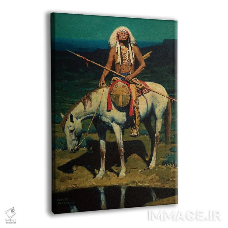 تابلو دکوراتیو "ماه داکوتا" اثر دیوید من - نمای پرسپکتیو محصول