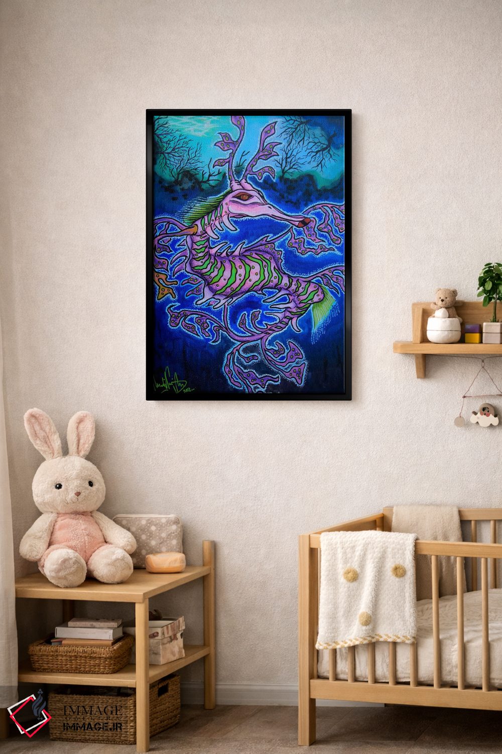 تابلو دکوراتیو "آقای اژدها" اثر مارتین نسیم - D4B