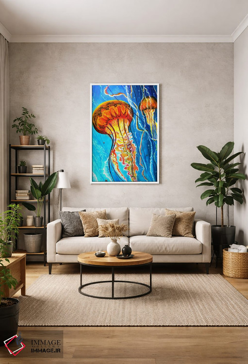 تابلو دکوراتیو "ژله ها" اثر مارتین نسیم - D1W