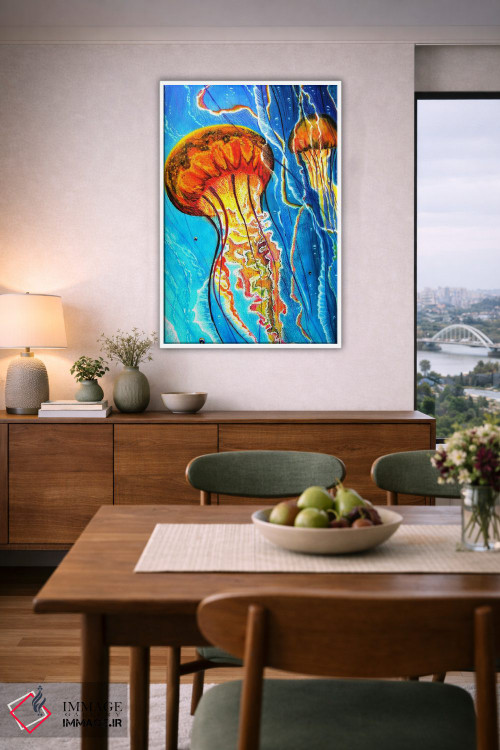 تابلو دکوراتیو "ژله ها" اثر مارتین نسیم - D6W