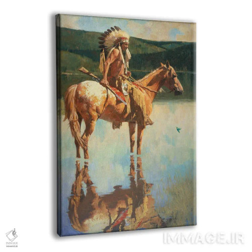 تابلو دکوراتیو "بازگشت مرغ مگس خوارها" اثر دیوید من - نمای پرسپکتیو محصول