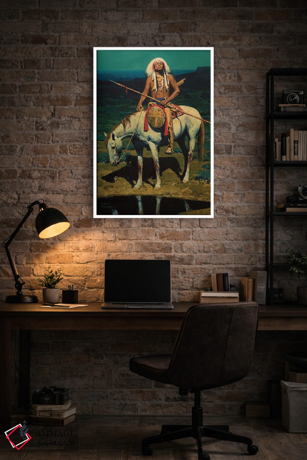 تابلو دکوراتیو "ماه داکوتا" اثر دیوید من - D4W