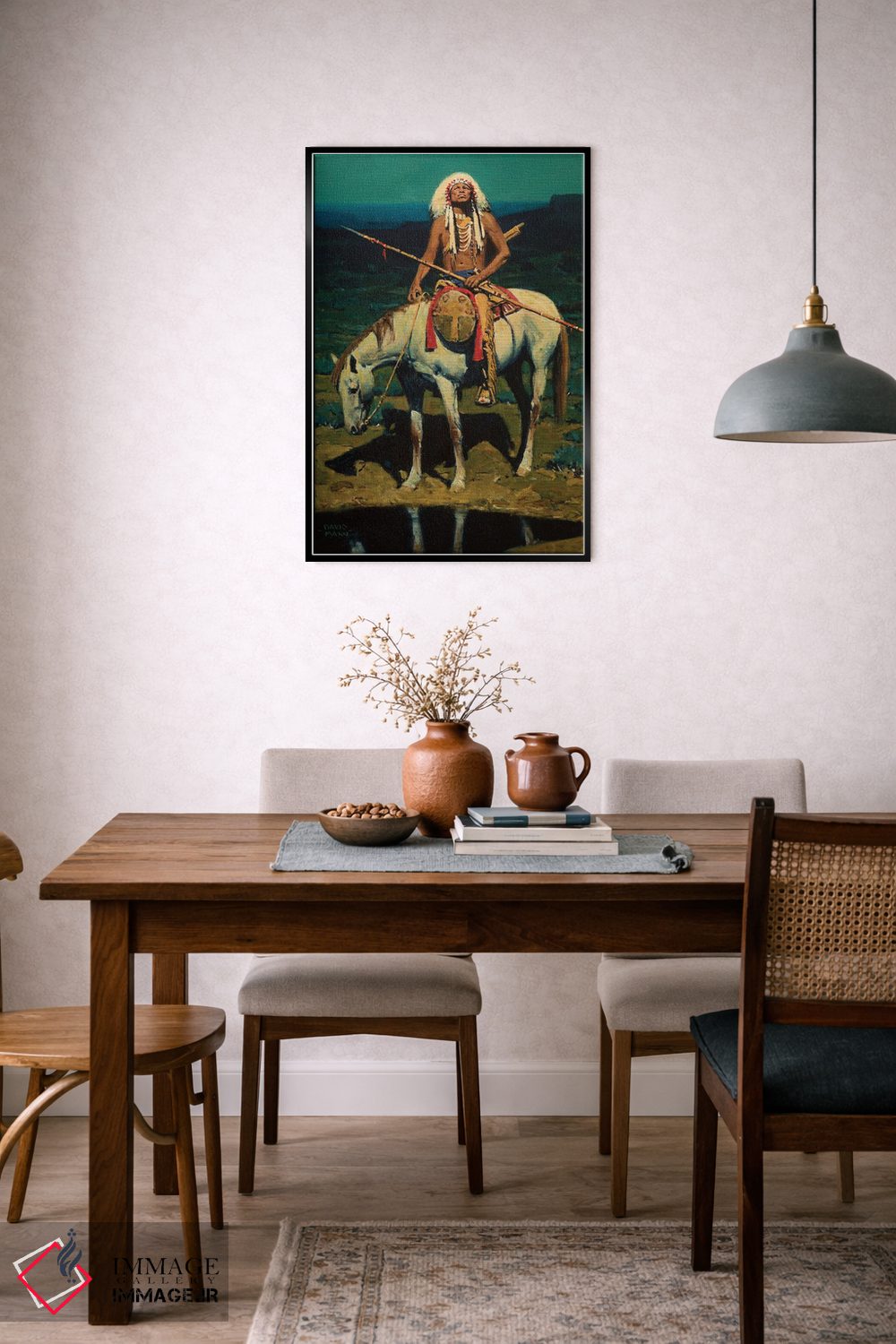 تابلو دکوراتیو "ماه داکوتا" اثر دیوید من - D6B