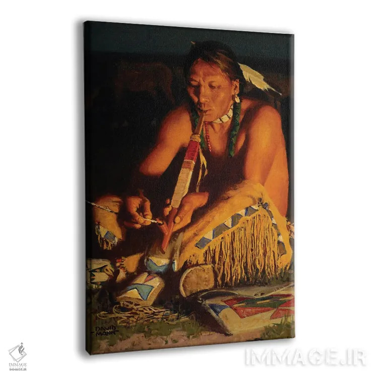 تابلو دکوراتیو "دود کیوا" اثر دیوید من - نمای پرسپکتیو محصول