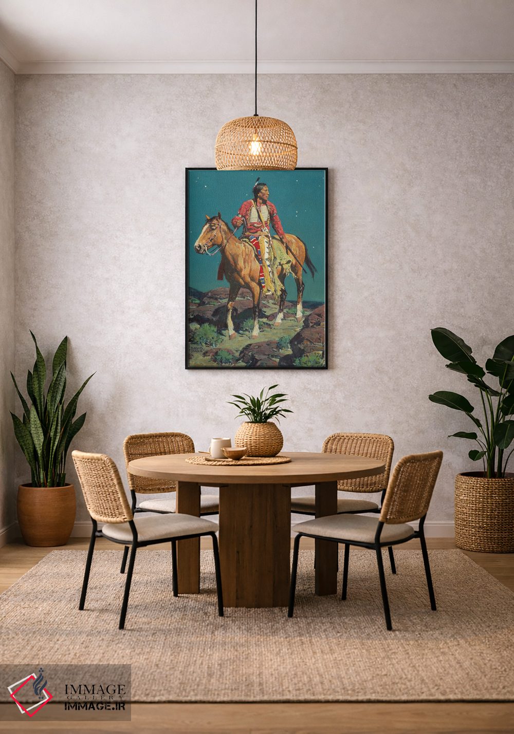 تابلو دکوراتیو "ردیاب ماه کامل" اثر دیوید من - D4B