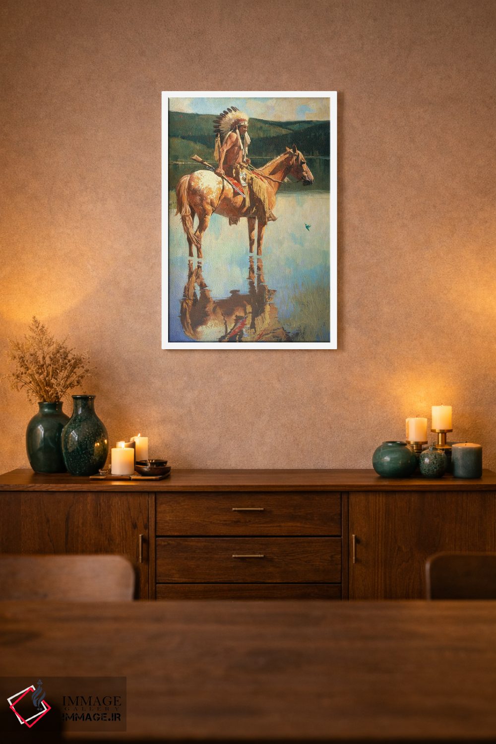 تابلو دکوراتیو "بازگشت مرغ مگس خوارها" اثر دیوید من - D1W