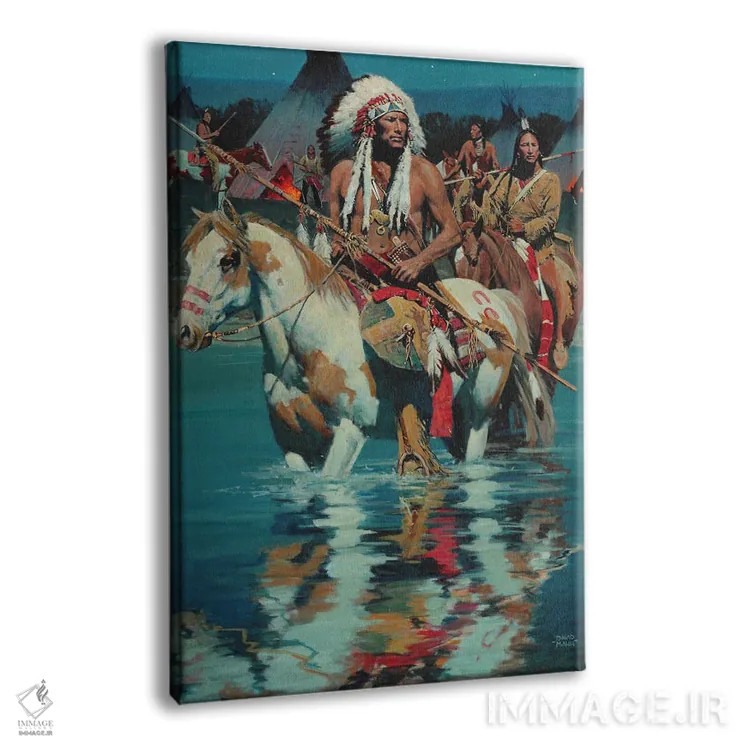 تابلو دکوراتیو "بعد از شورا" اثر دیوید من - نمای پرسپکتیو محصول