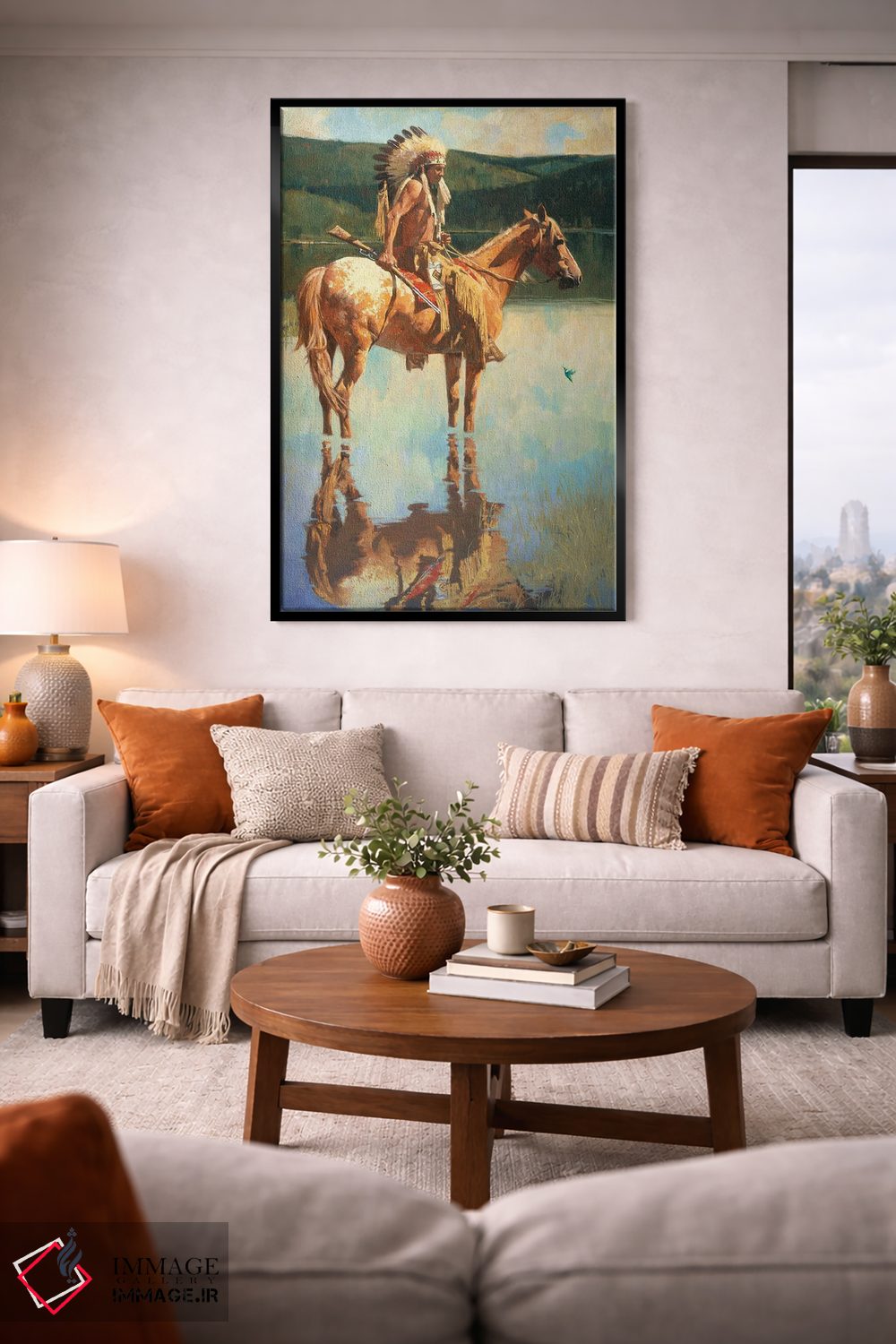 تابلو دکوراتیو "بازگشت مرغ مگس خوارها" اثر دیوید من - D2B