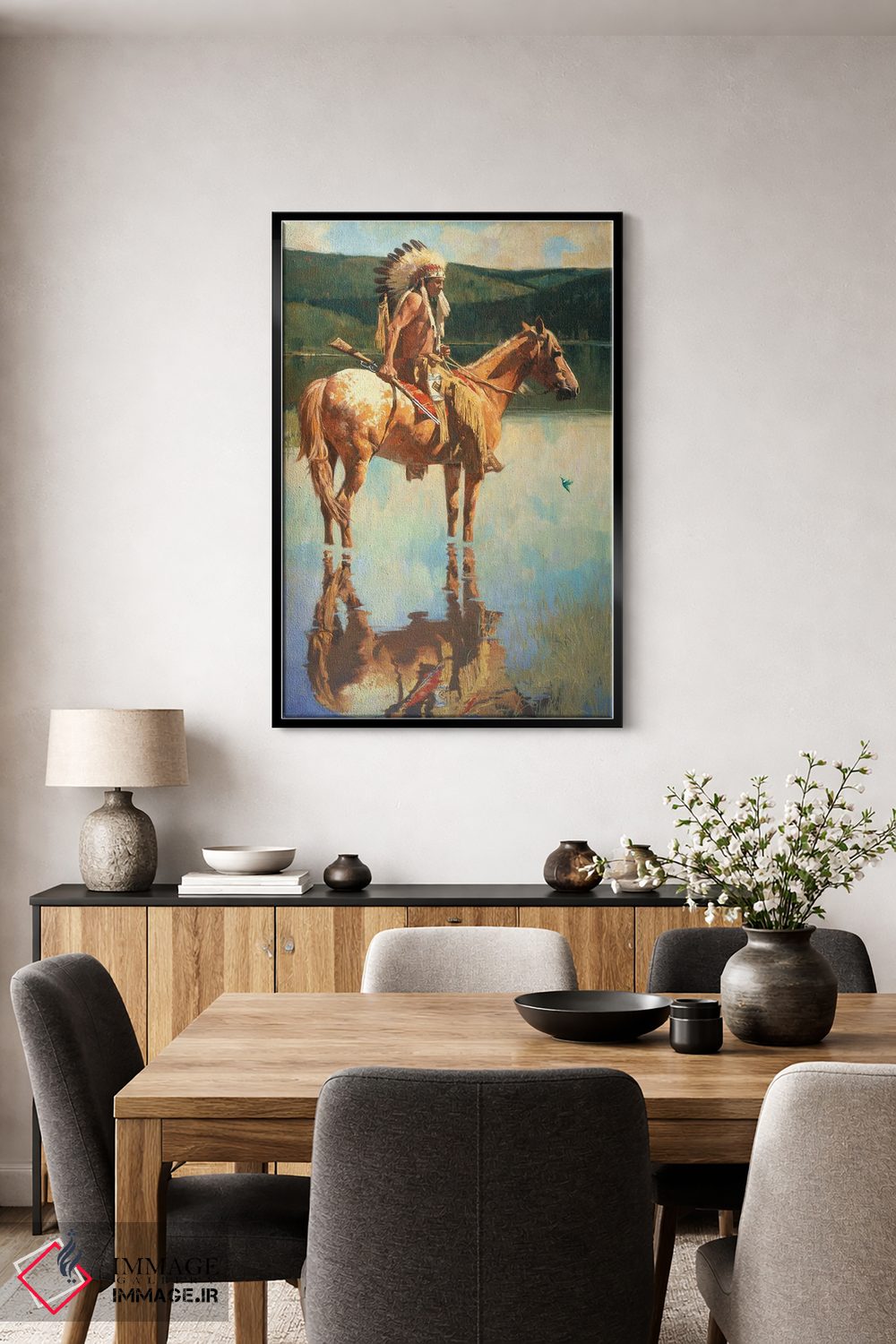 تابلو دکوراتیو "بازگشت مرغ مگس خوارها" اثر دیوید من - D3B