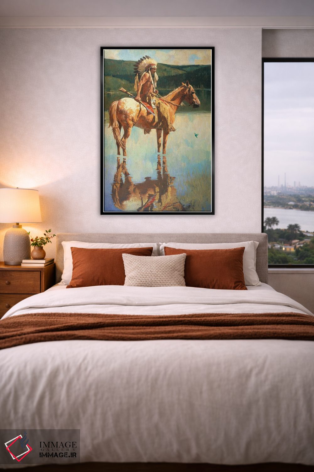 تابلو دکوراتیو "بازگشت مرغ مگس خوارها" اثر دیوید من - D4B