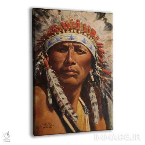 تابلو دکوراتیو "روح آمریکایی" اثر دیوید من - نمای پرسپکتیو محصول