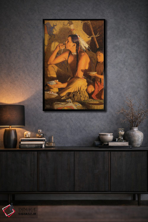 تابلو دکوراتیو "لحظه شجاعت" اثر دیوید من - D2B