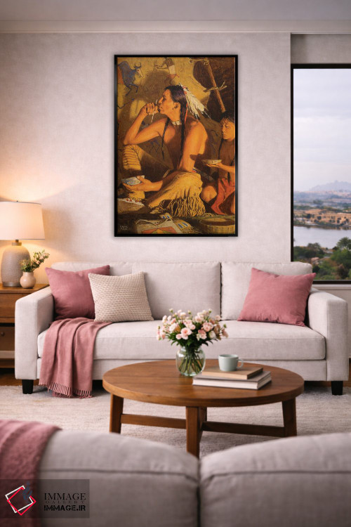 تابلو دکوراتیو "لحظه شجاعت" اثر دیوید من - D5B