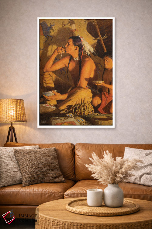 تابلو دکوراتیو "لحظه شجاعت" اثر دیوید من - D4W