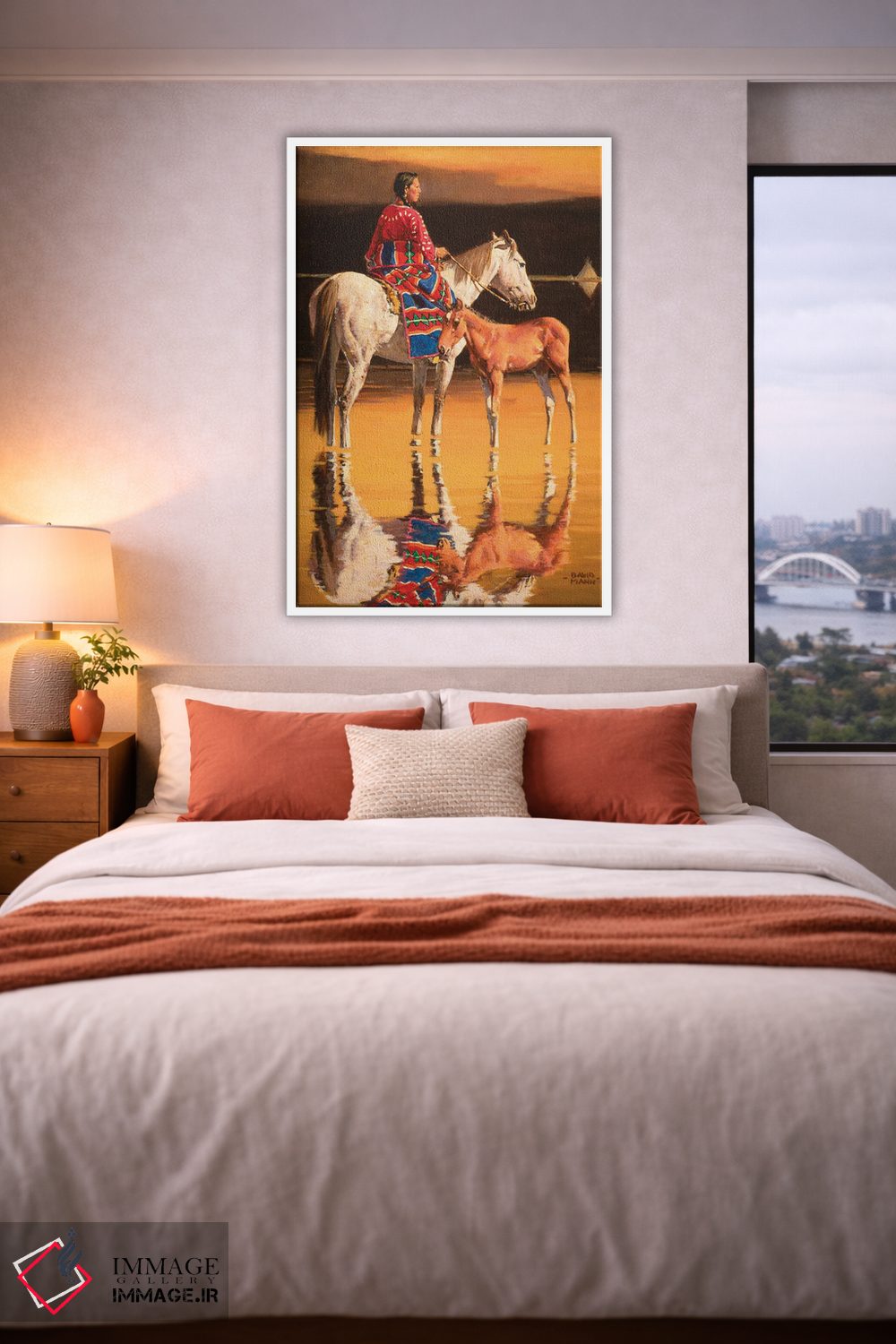 تابلو دکوراتیو "ردیاب لاکوتا" اثر دیوید من - D4W