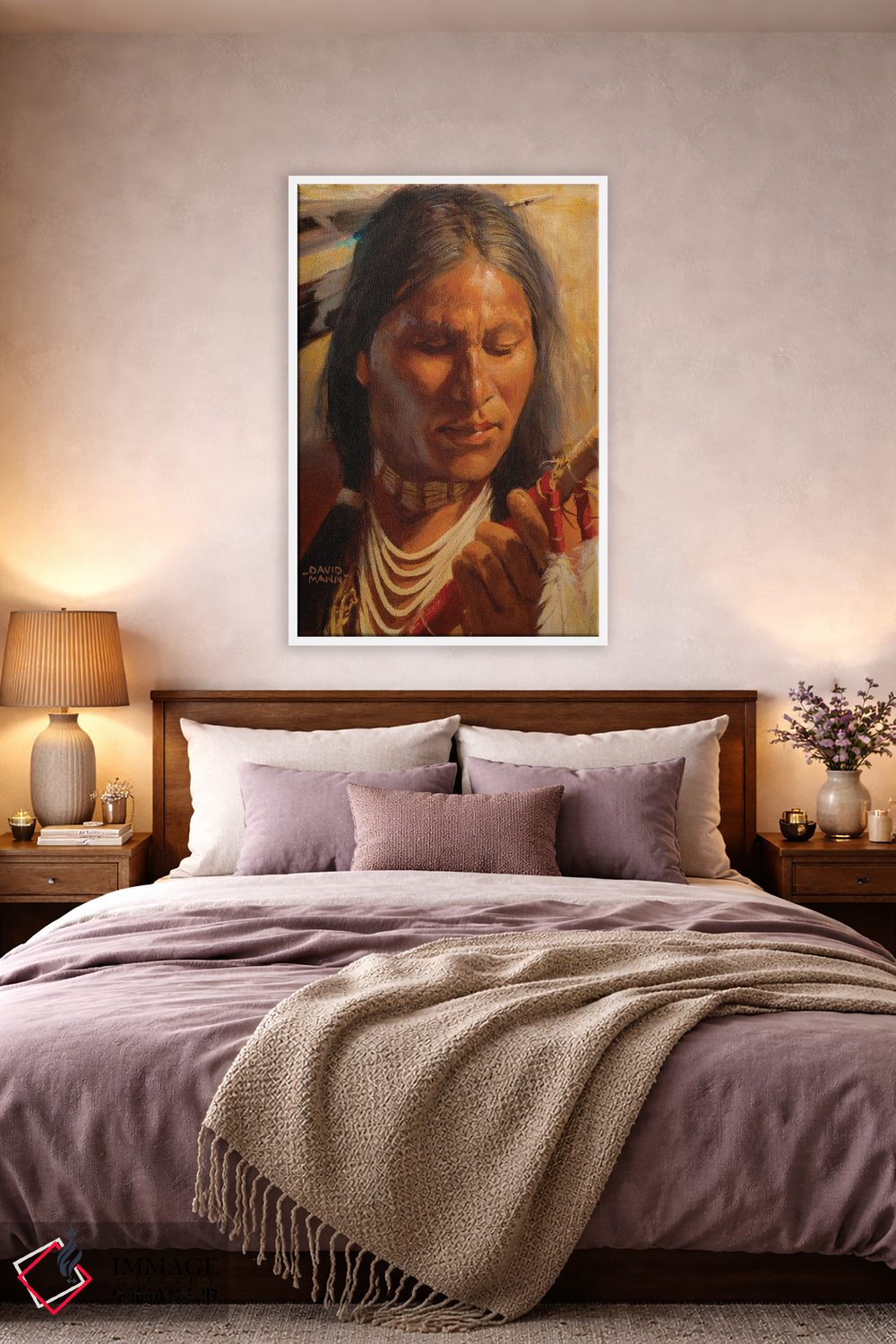 تابلو دکوراتیو "نیزه لاکوتا" اثر دیوید من - D3W