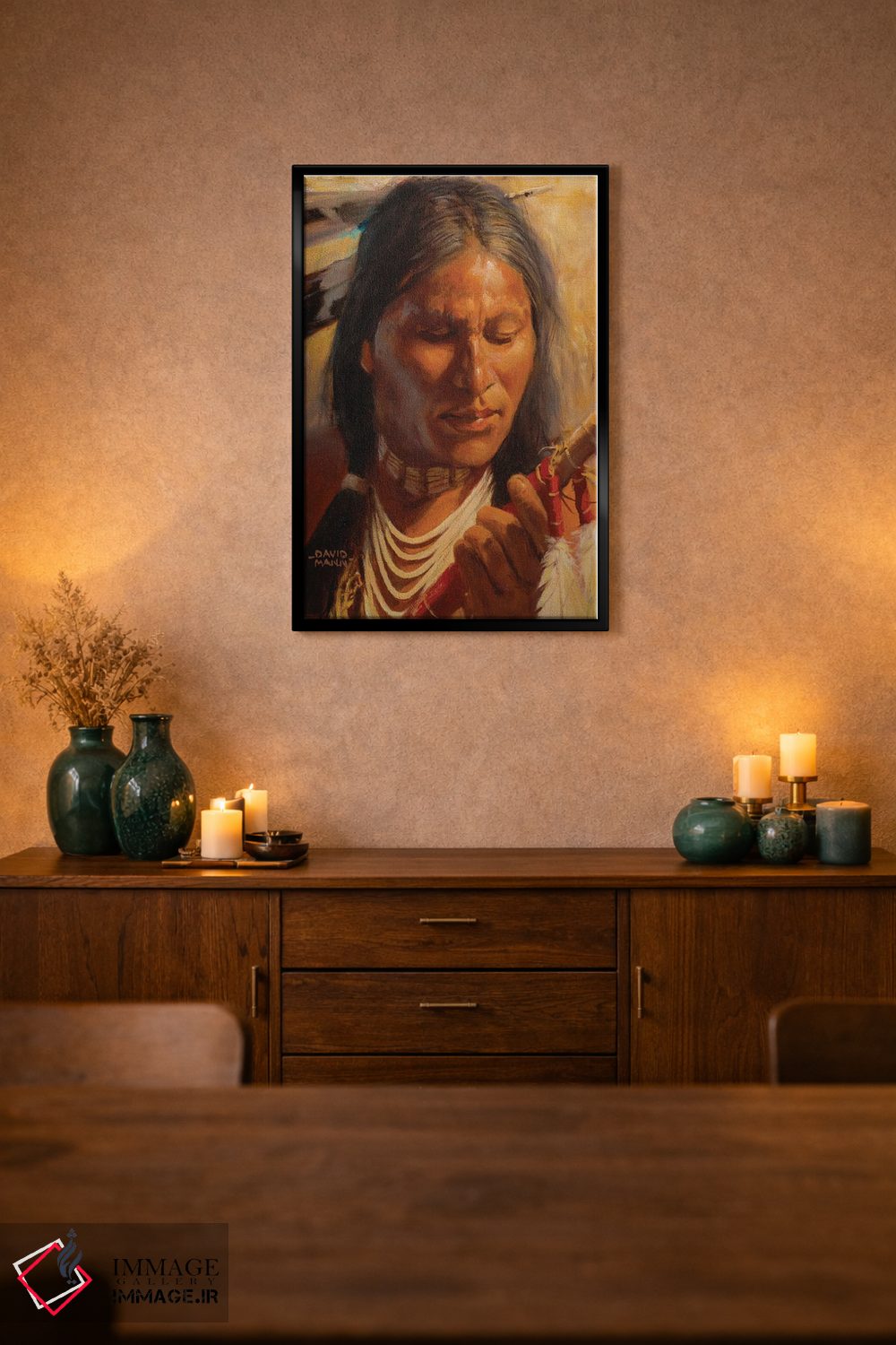 تابلو دکوراتیو "نیزه لاکوتا" اثر دیوید من - D2B