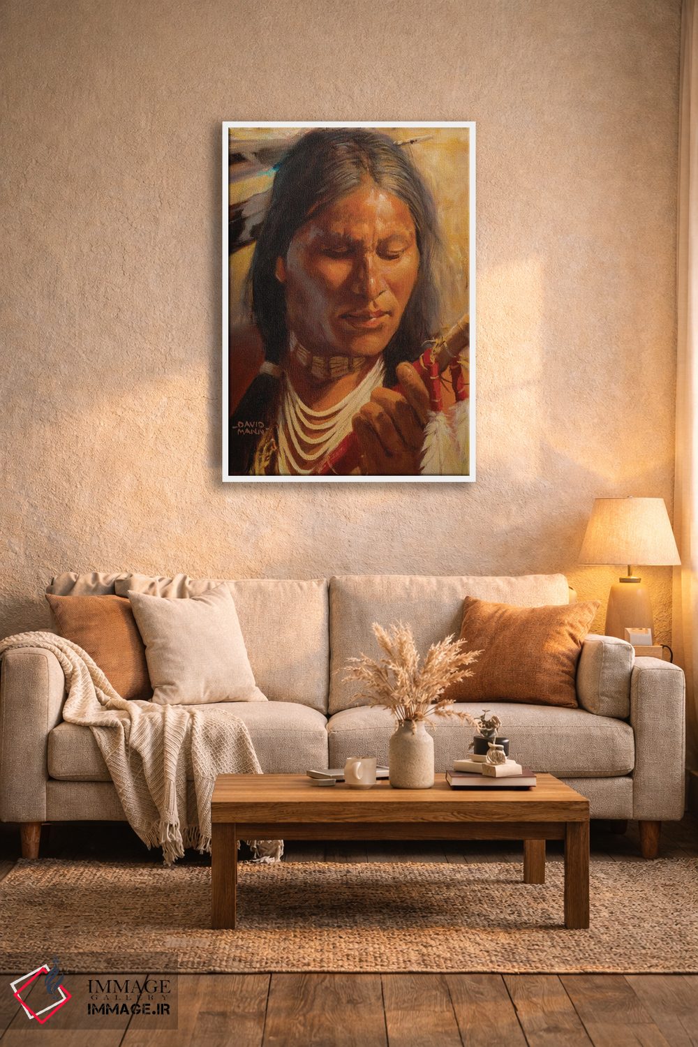 تابلو دکوراتیو "نیزه لاکوتا" اثر دیوید من - D4W