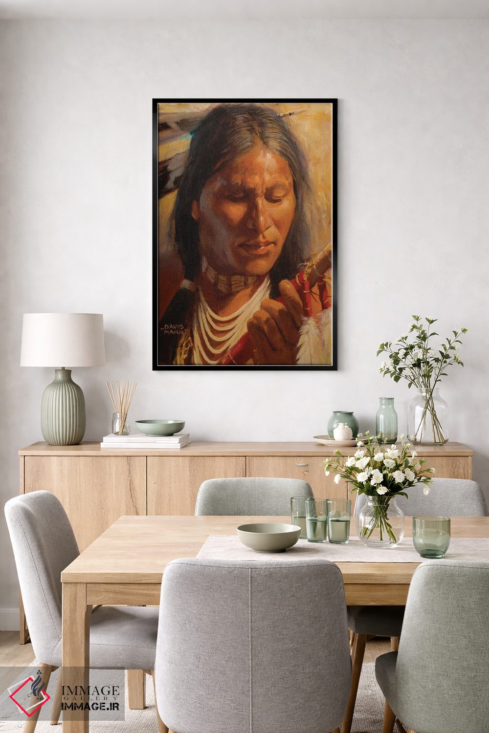 تابلو دکوراتیو "نیزه لاکوتا" اثر دیوید من - D6B