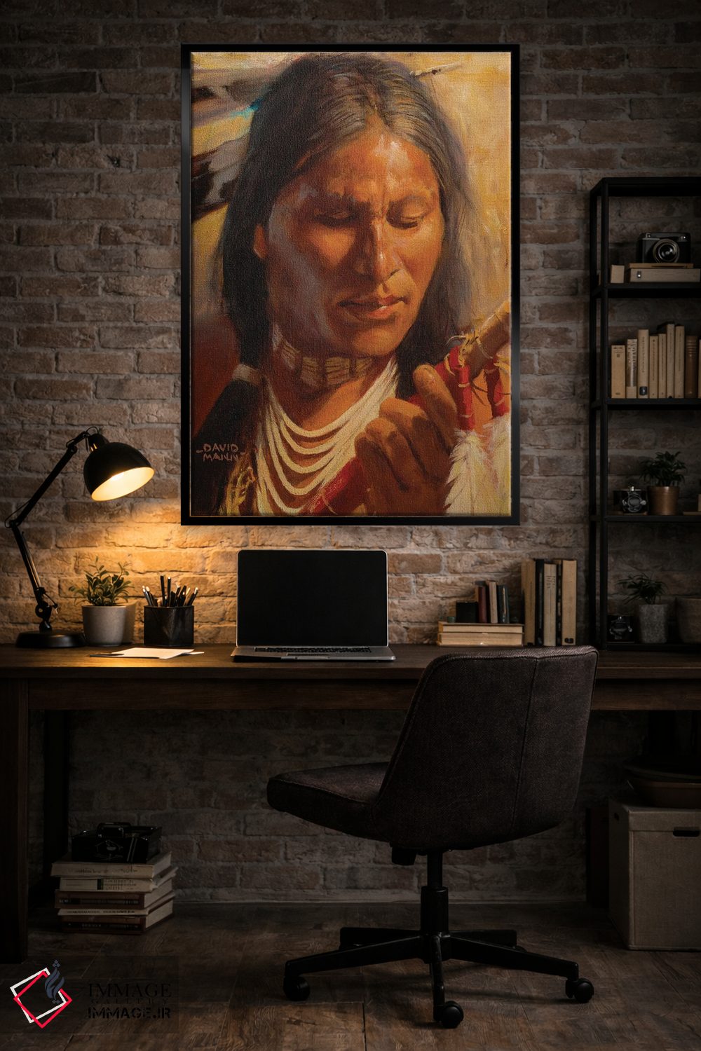 تابلو دکوراتیو "نیزه لاکوتا" اثر دیوید من - D5B