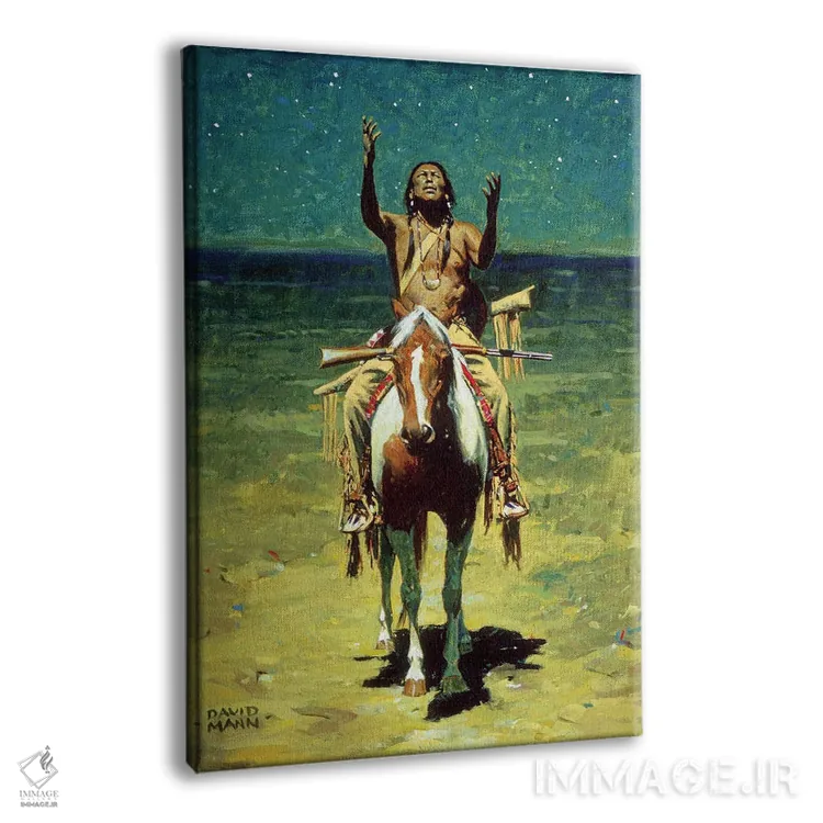 تابلو دکوراتیو "معنویت دشت" اثر دیوید من - نمای پرسپکتیو محصول