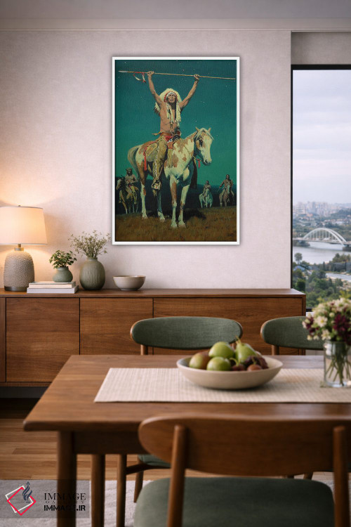 تابلو دکوراتیو "برکات ماه" اثر دیوید من - D6W