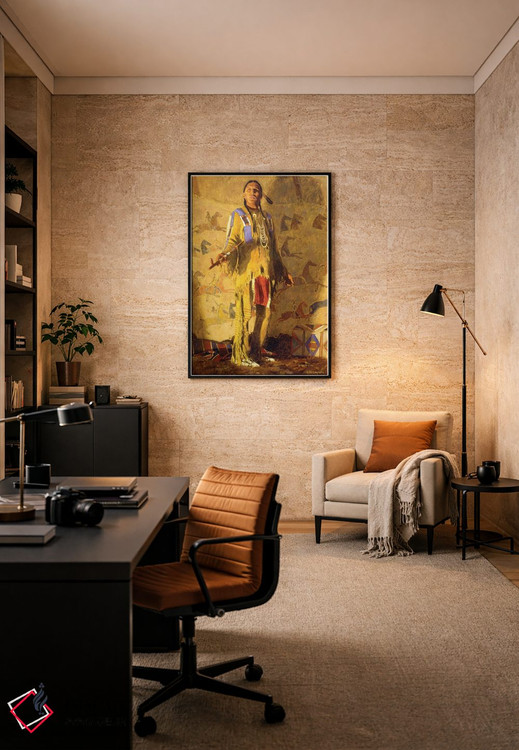 تابلو دکوراتیو "صلح میان کلاغ ها" اثر دیوید من - D5B