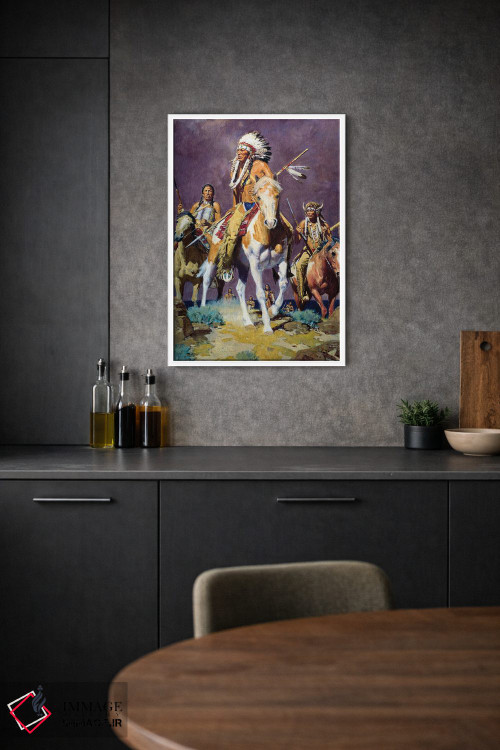 تابلو دکوراتیو "طوفان دشت" اثر دیوید من - D1W