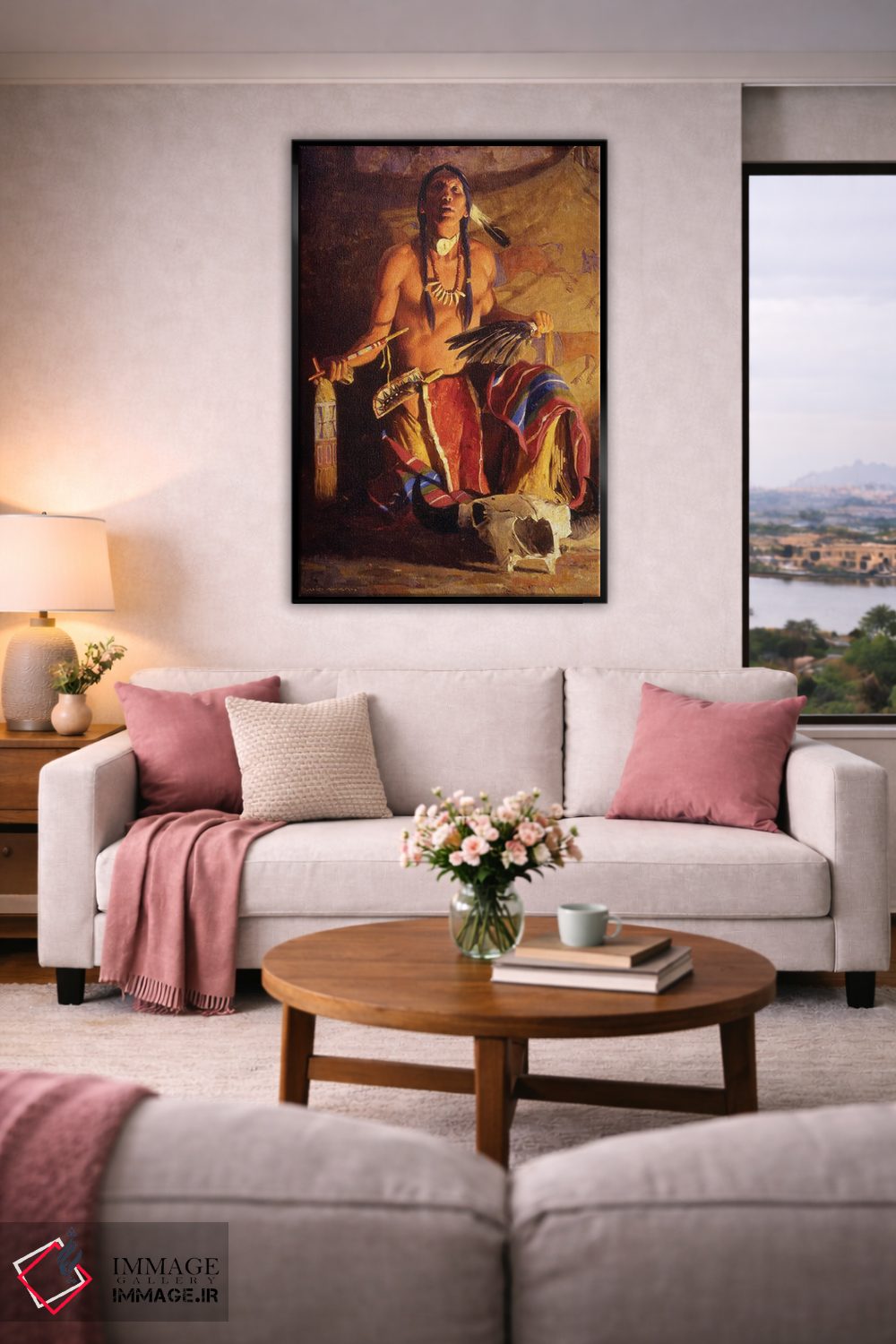 تابلو دکوراتیو "ترانه بوفالو" اثر دیوید من - D5B