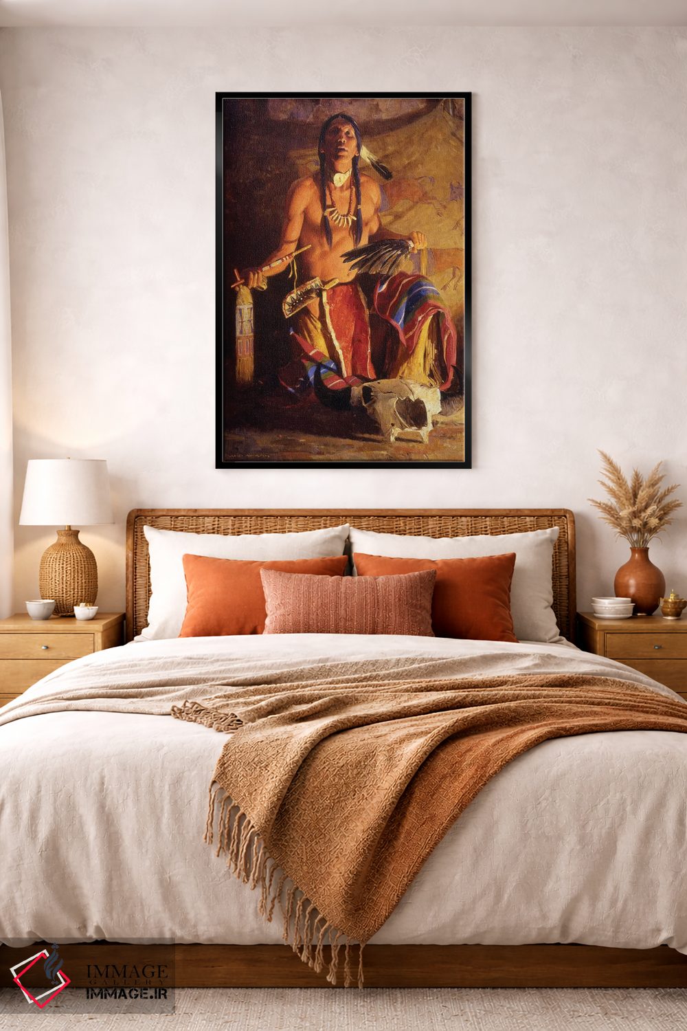 تابلو دکوراتیو "ترانه بوفالو" اثر دیوید من - D3B