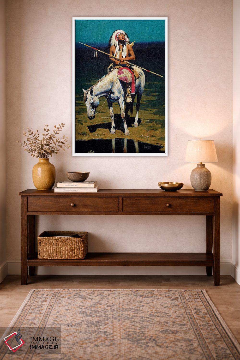 تابلو دکوراتیو "ماه نجواگر" اثر دیوید من - D2W