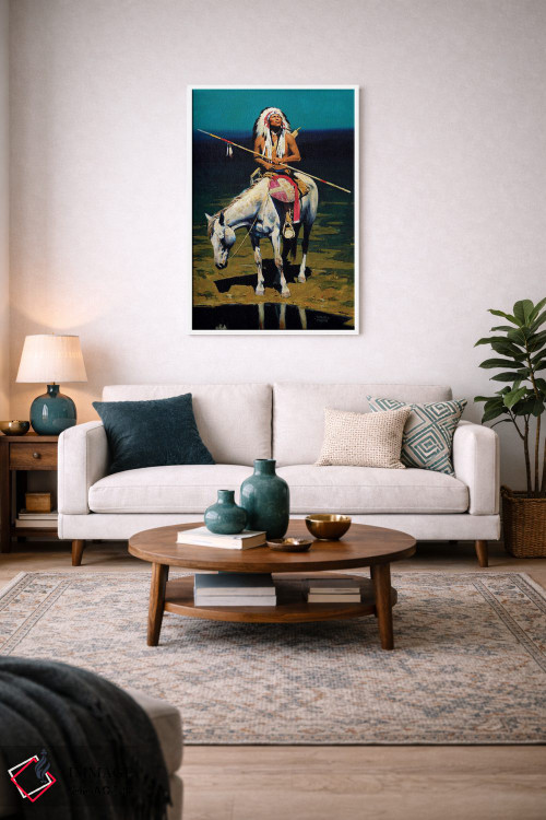 تابلو دکوراتیو "ماه نجواگر" اثر دیوید من - D3W