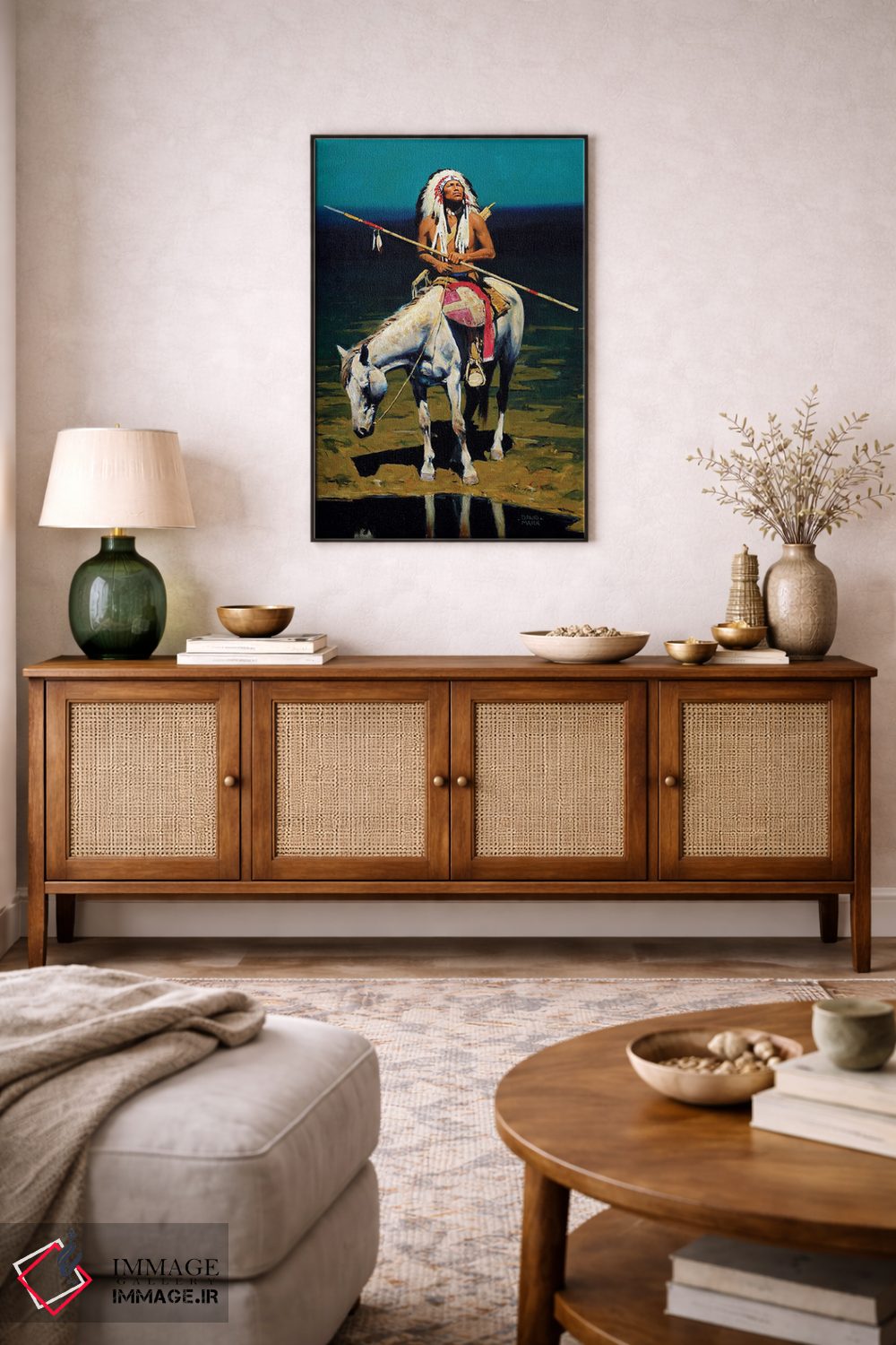 تابلو دکوراتیو "ماه نجواگر" اثر دیوید من - D4B